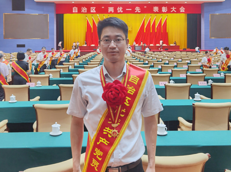 喜讯广西交科集团王龙林获评自治区优秀共产党员